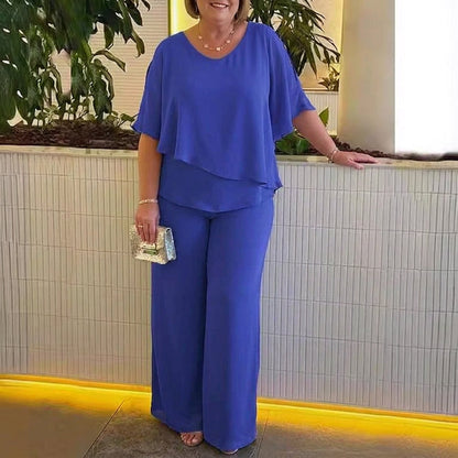 Vita | Ensemble Coordonné Deux-Pièces Avec Pantalon Large