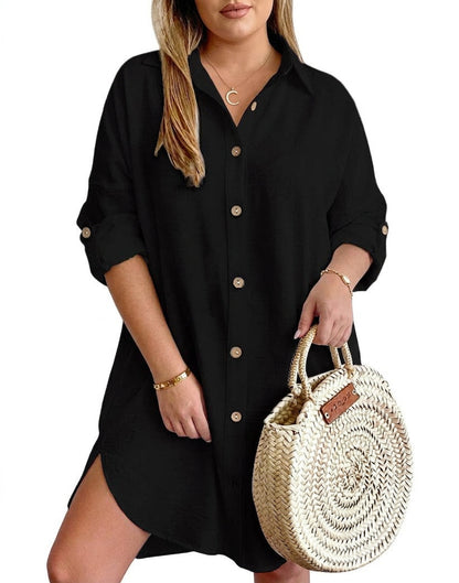 Leona - Robe Chemise Boutonnée