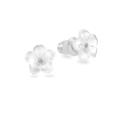 Boucles d'oreilles Fleurs en Nacre