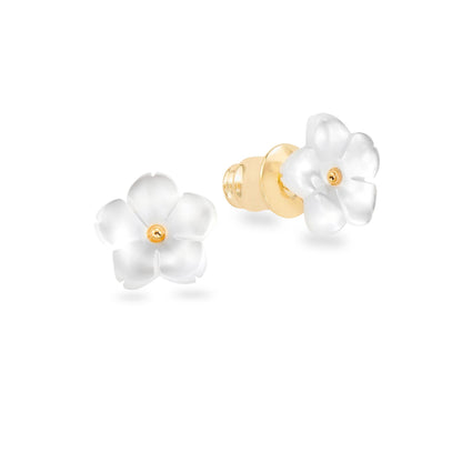 Boucles d'oreilles Fleurs en Nacre