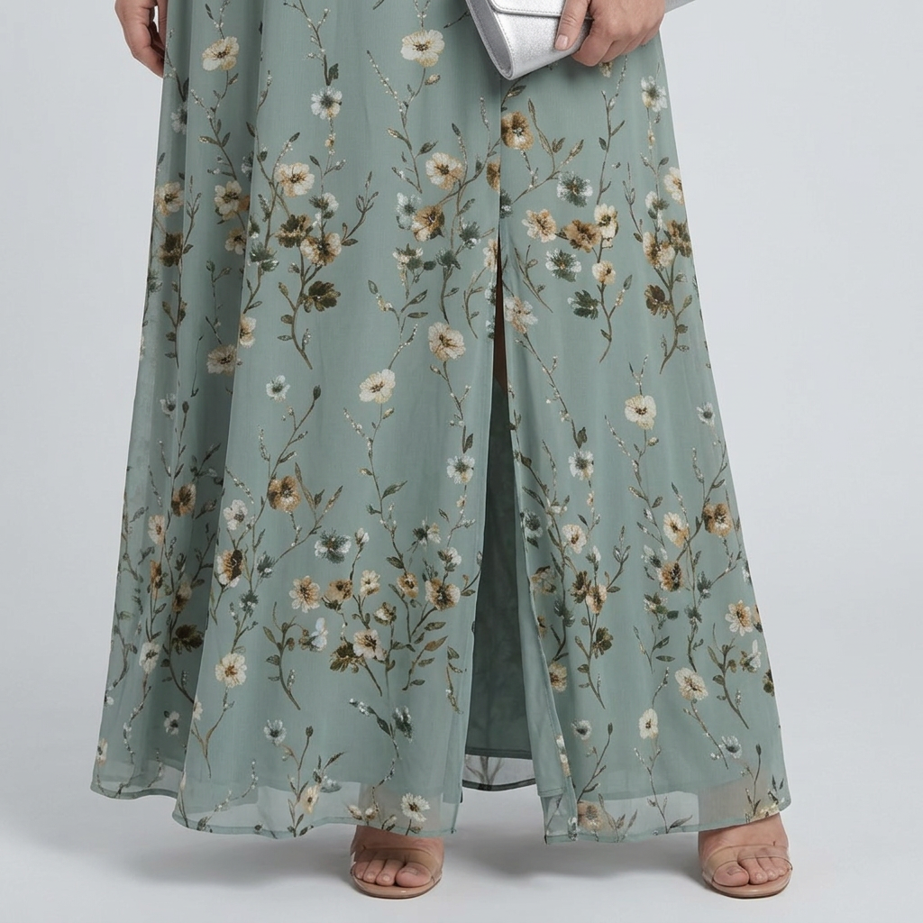 Ottilie | Robe Maxi Halter Bloom Flow