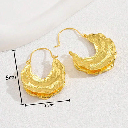 Boucles d’oreilles Cléopâtre dorées