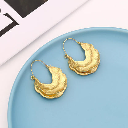 Boucles d’oreilles Cléopâtre dorées