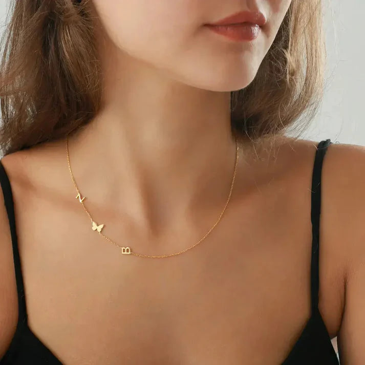 Collier et Bracelet Personnalisé avec Initiales