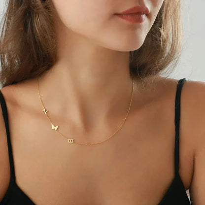 Collier et Bracelet Personnalisé avec Initiales