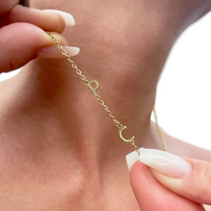 Collier et Bracelet Personnalisé avec Initiales