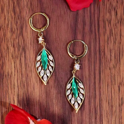 Boucles Feuille Émeraude