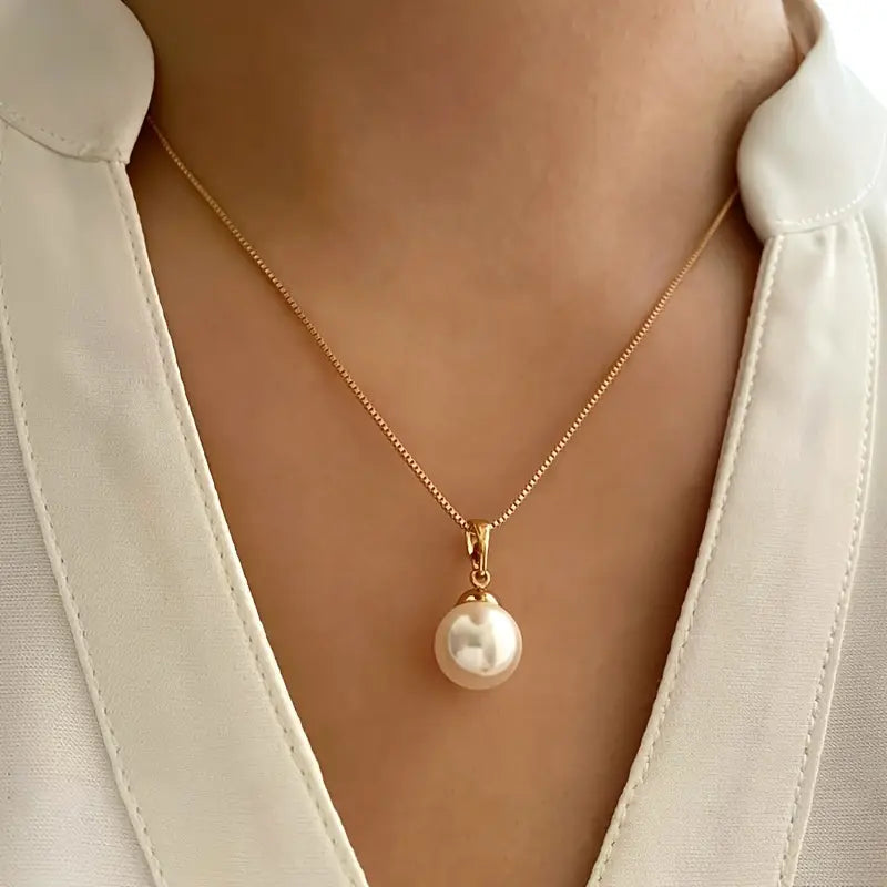Parure Perle Dorée Classique
