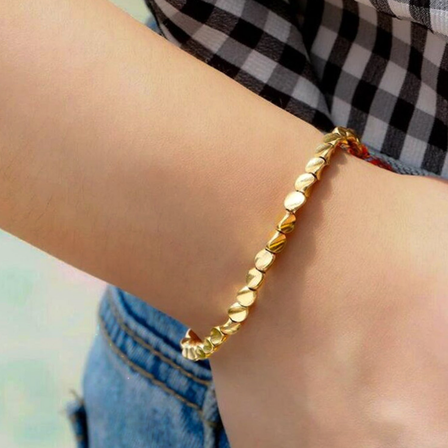 Bracelet Perlé Ajustable Raffiné