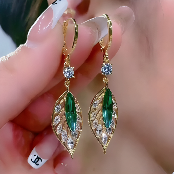 Boucles Feuille Émeraude