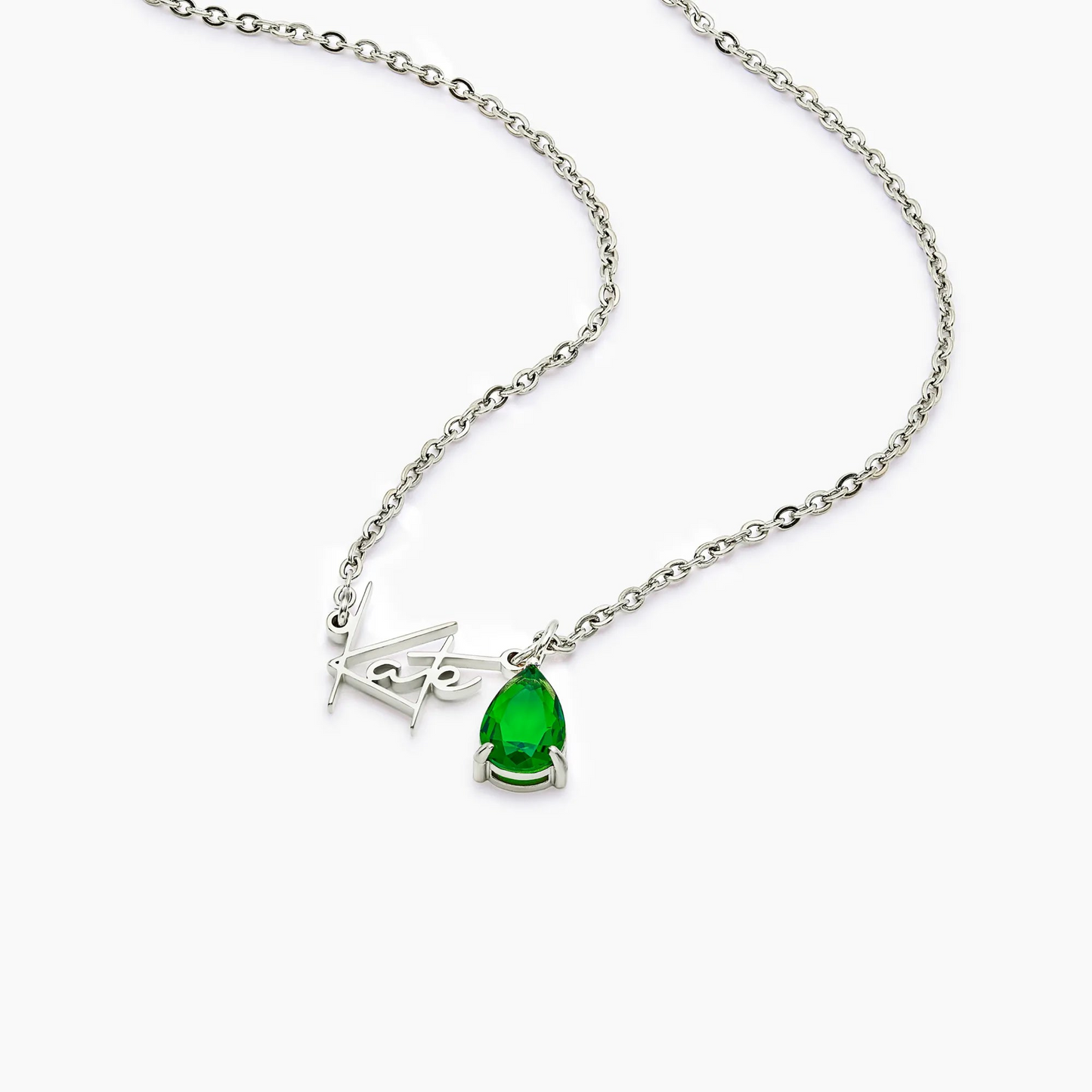 Collier Personnalisé Prénom & Pierre de Naissance