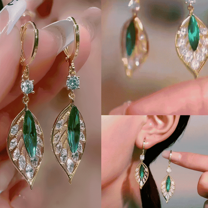 Boucles Feuille Émeraude