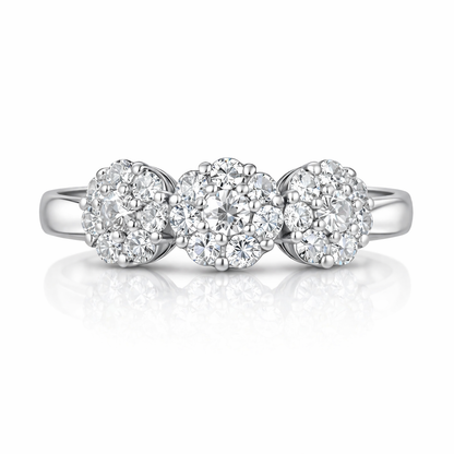 Bague Fleurs Délicates