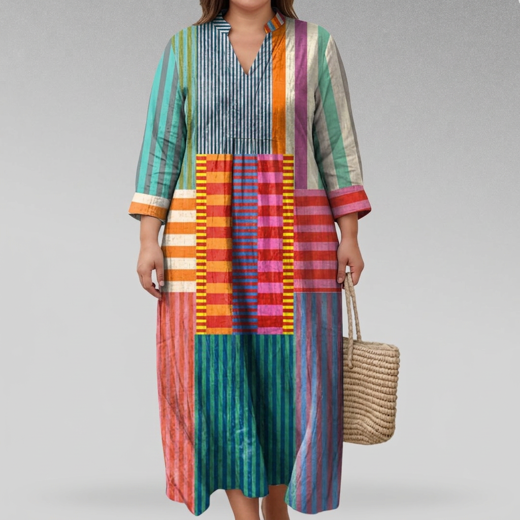 HEDDA | ROBE GÉOMÉTRIQUE ÉLÉGANTE