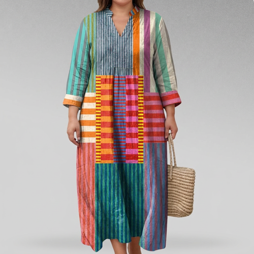 HEDDA | ROBE GÉOMÉTRIQUE ÉLÉGANTE