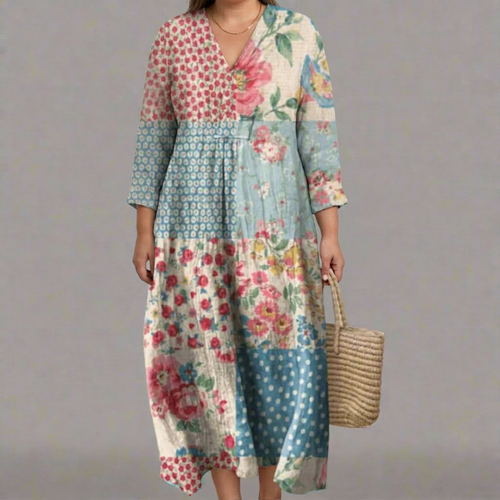 FLORENCE | ROBE GÉOMÉTRIQUE ÉLÉGANTE