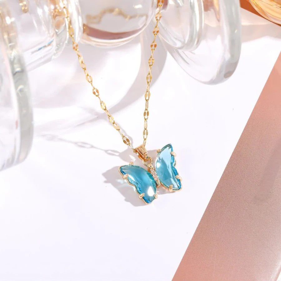 Collier Papillon Délicat