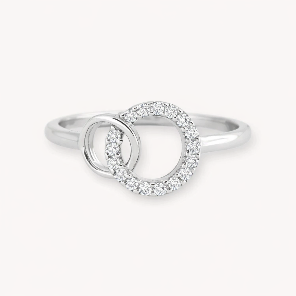 Bague Anneaux Entrelacés