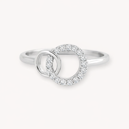 Bague Anneaux Entrelacés