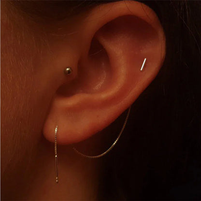 Boucles Pendantes Chaîne