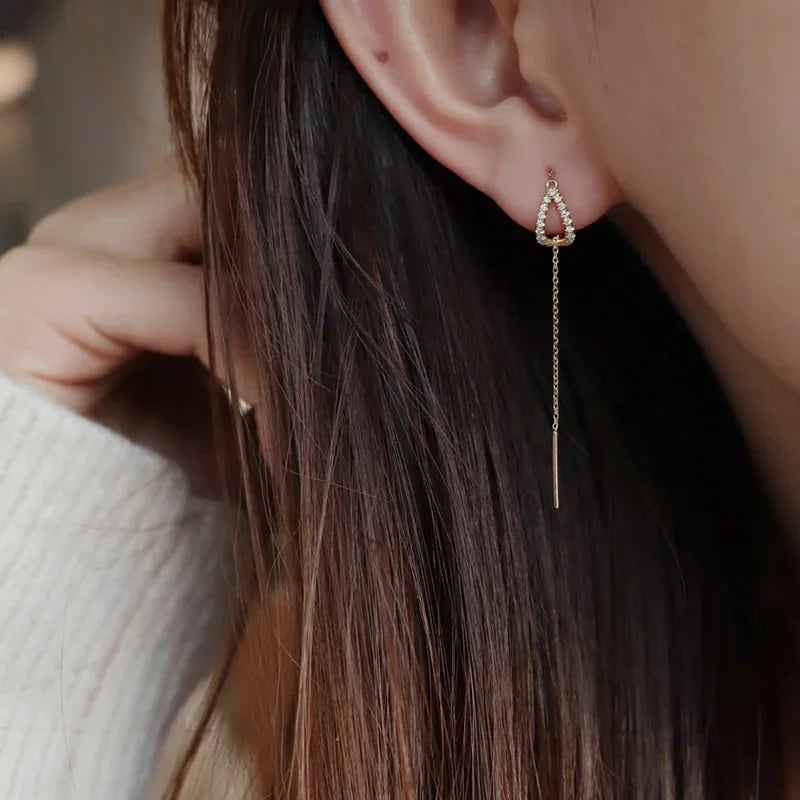 Boucles chaîne goutte