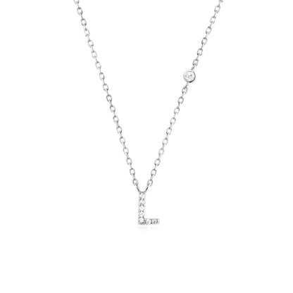 Collier Initiale Fine Zircons