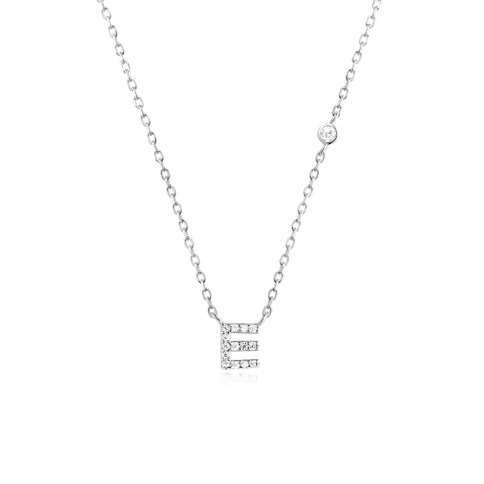 Collier Initiale Fine Zircons