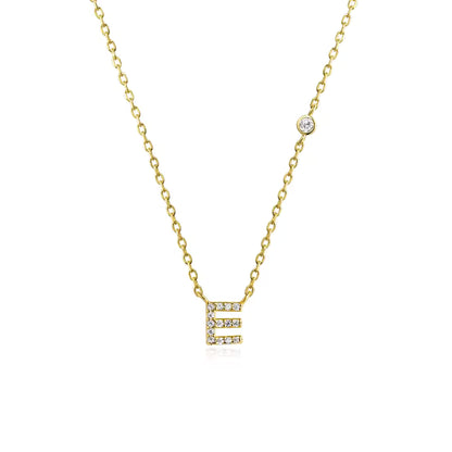 Collier Initiale Fine Zircons