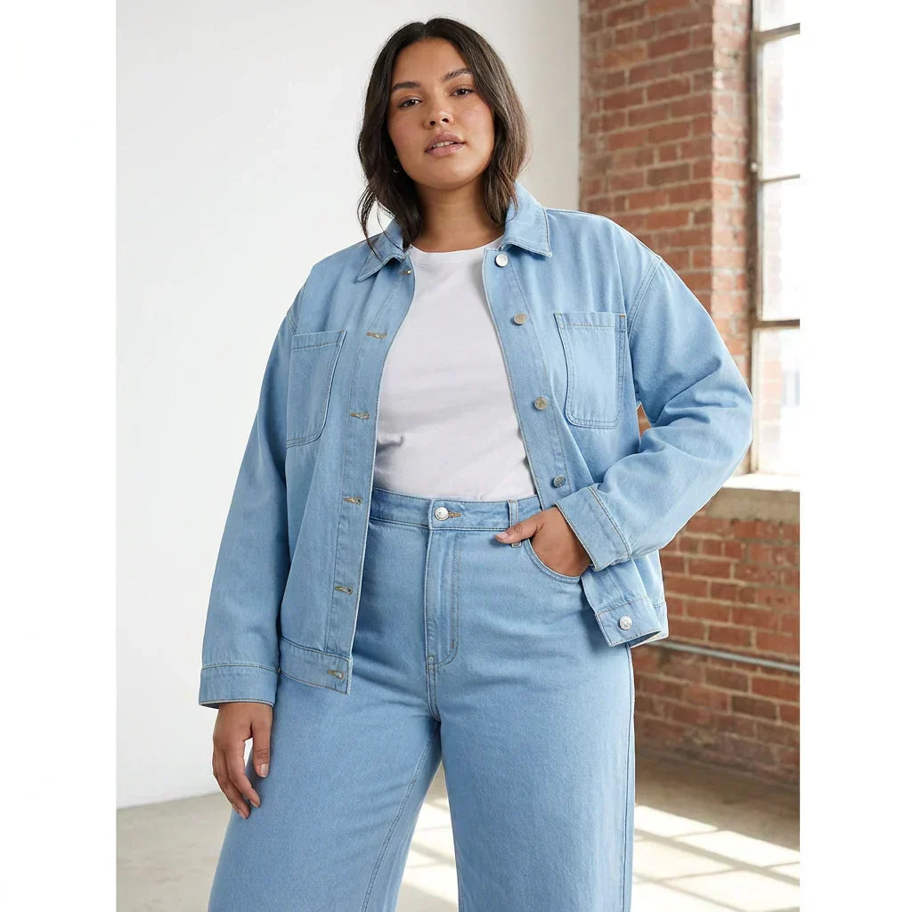 Delia | Robe en Jean Décontractée