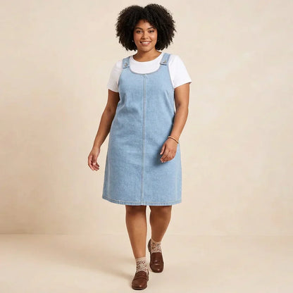 Delia | Robe en Jean Décontractée