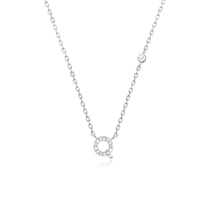 Collier Initiale Fine Zircons