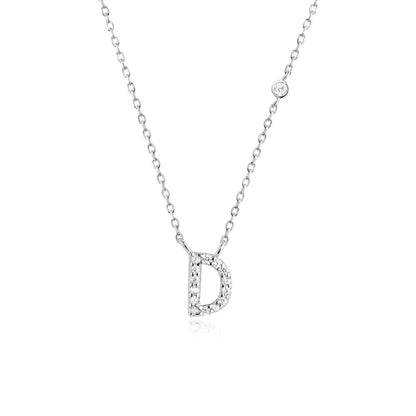 Collier Initiale Fine Zircons