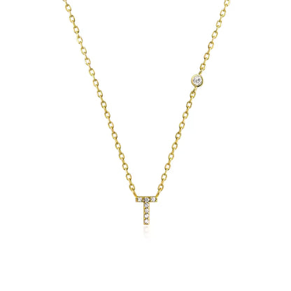 Collier Initiale Fine Zircons