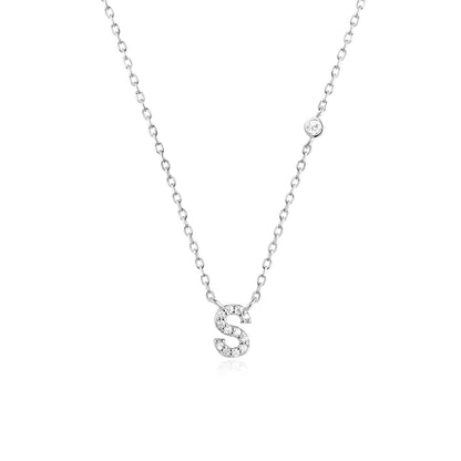 Collier Initiale Fine Zircons