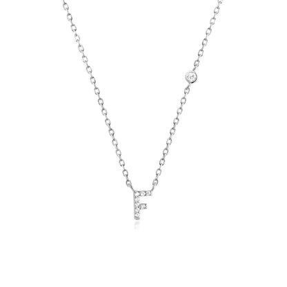 Collier Initiale Fine Zircons