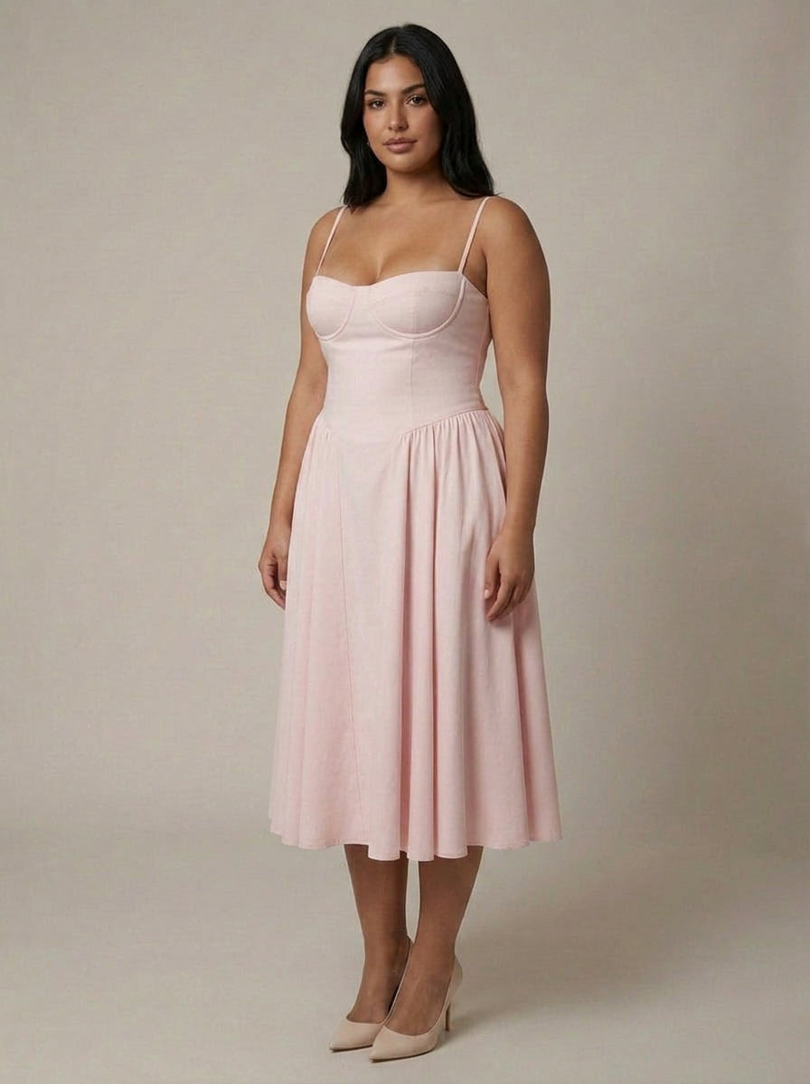 Robe Midi Fleur
