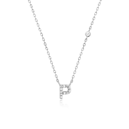 Collier Initiale Fine Zircons
