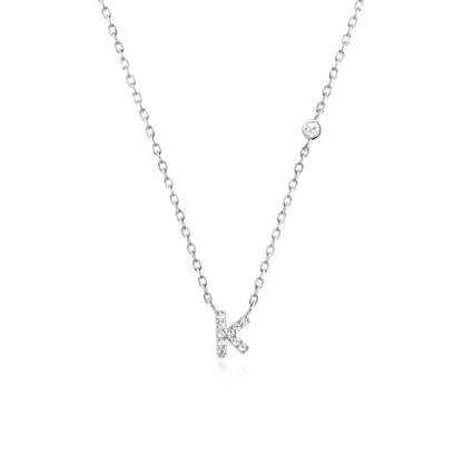 Collier Initiale Fine Zircons