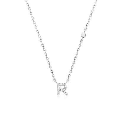Collier Initiale Fine Zircons