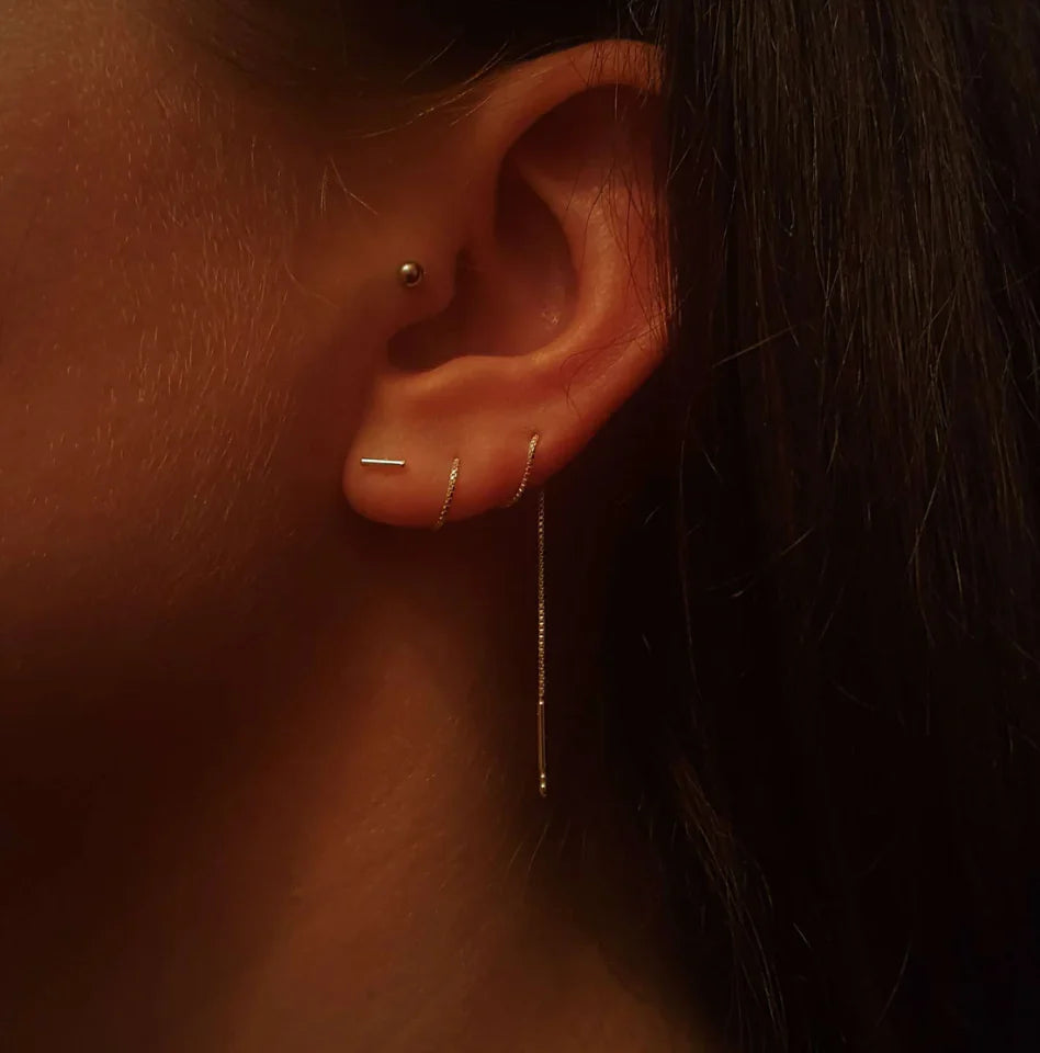 Boucles Pendantes Chaîne
