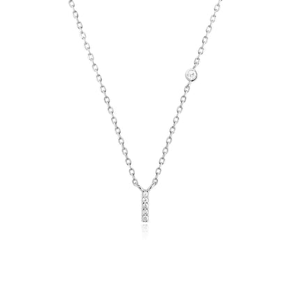Collier Initiale Fine Zircons