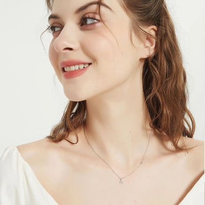 Collier Initiale Fine Zircons