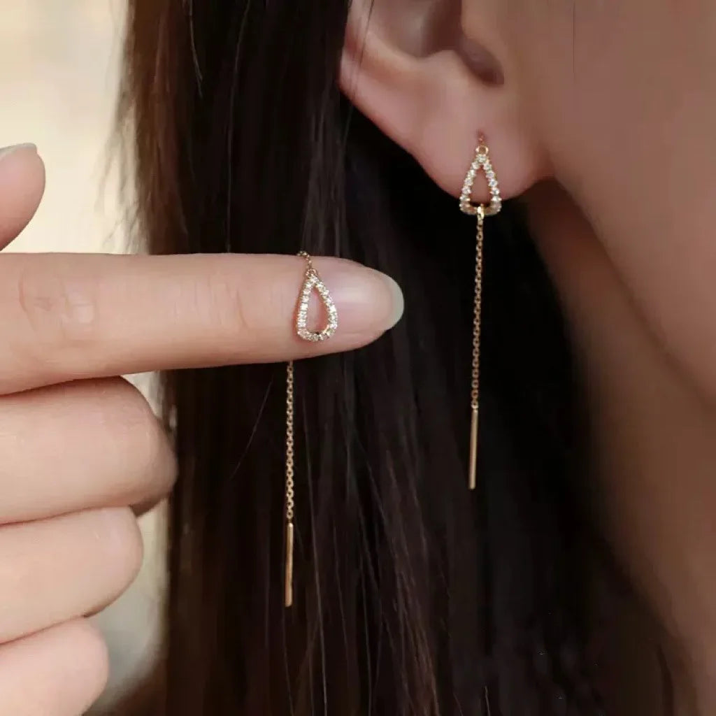 Boucles chaîne goutte