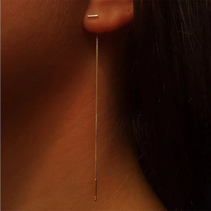 Boucles Pendantes Chaîne