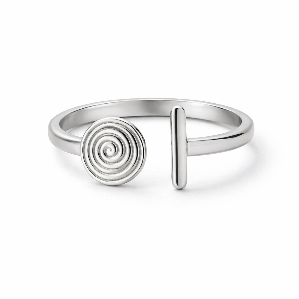 Bague Spirale Ajustable Élégante