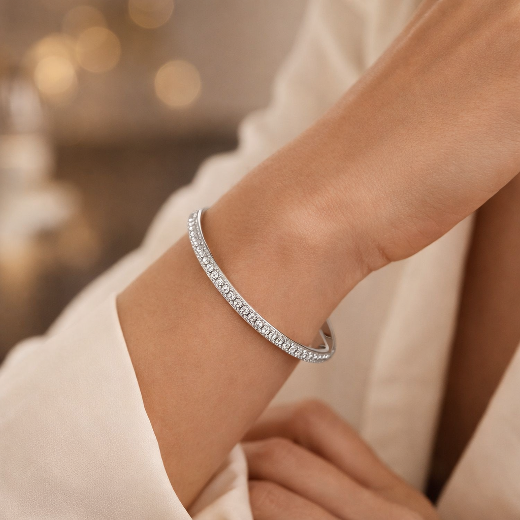 Bracelet Demi Pavé Rivetto