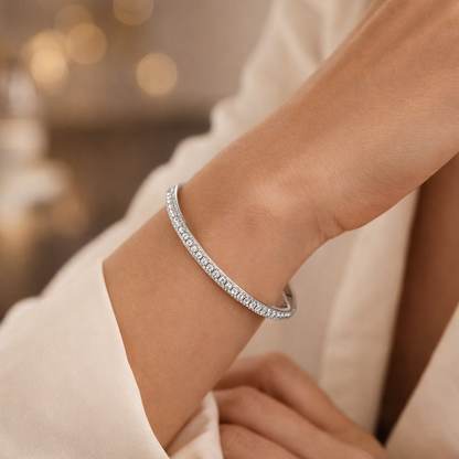 Bracelet Demi Pavé Rivetto
