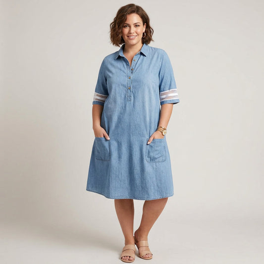 Aisha | Robe en Jean Flatteuse