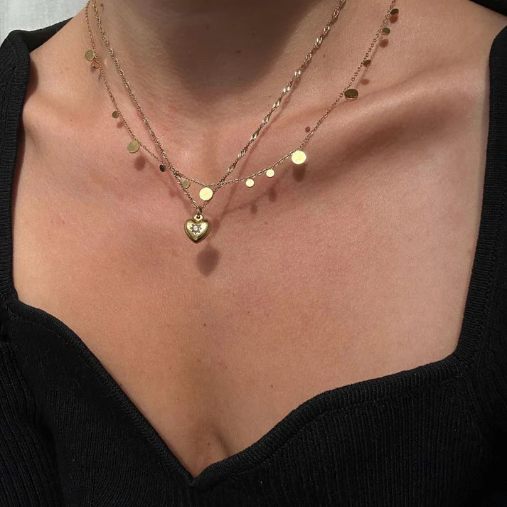 Collier à paillettes