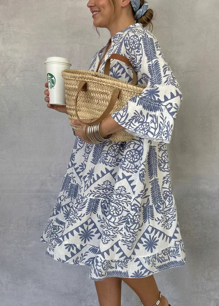Aurelia - Robe Tunique Bohème Décontractée